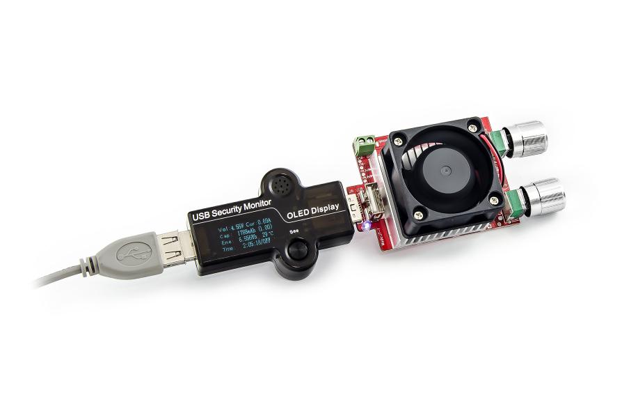 USB tester s elektronickou záťažou 35W, set