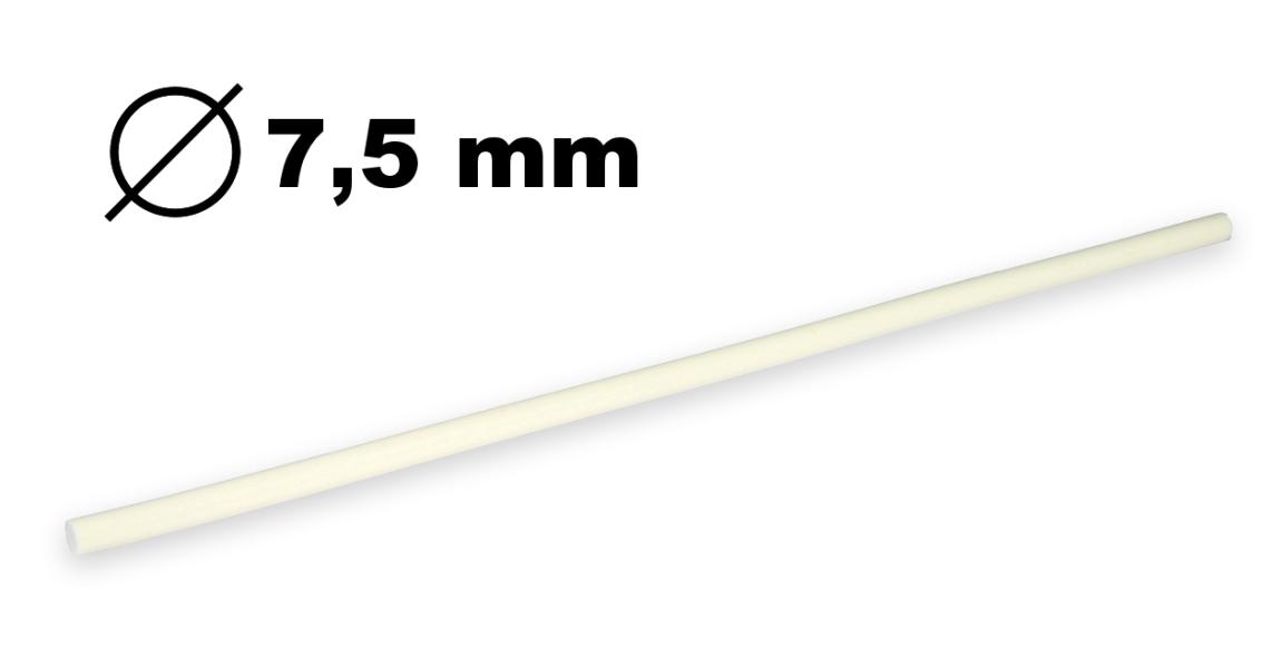 Tavná tyčinka biela do lepiacej pištole priemer 7,5mm