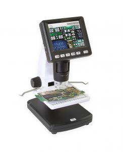 Digitálny mikroskop s LCD, rozlišením 12Mpix, SD kartou, USB a TV výstupom