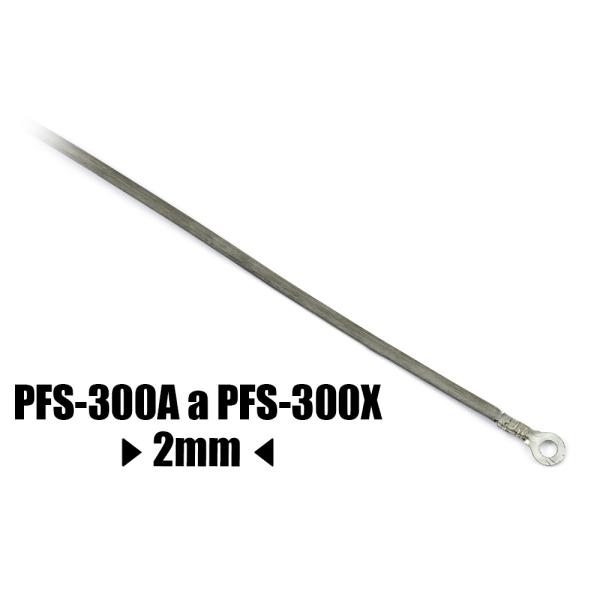 Náhradný odporový tavný drôt pre pákovú zváračku PFS-300A a PFS-300X šírka 2 mm dĺžka 345 mm