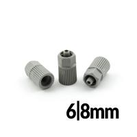 Redukcia pre 6 a 8 mm miešačky na pripojenie dávkovacích ihiel s uzáverom luer lock