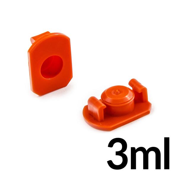 Horný uzáver kartuší 3ml pre priemer 9.5mm