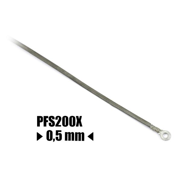 Rezací odporový drôt pre zváračku PFS200X šírka 0,5 mm dĺžka 240 mm