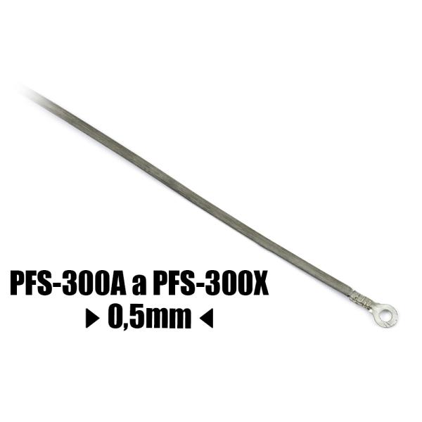 Rezací odporový drôt pre zváračky PFS-300A a PFS-300X šírka 0,5 mm dĺžka 345 mm