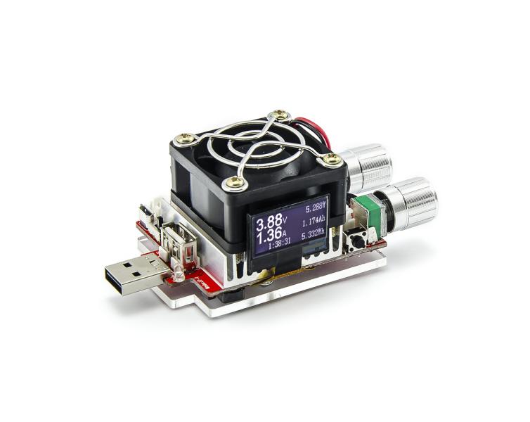 Elektronický snímač zaťaženia s meraním pre USB, USB-C, micro a mini USB, 35 W