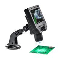 Prenosný LCD mikroskop 40x s prísavkou, integrovaná batéria, USB, microSD