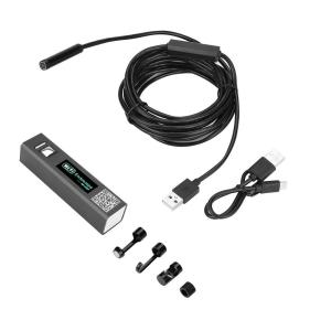 Endoskopická kamera Wi-Fi s odolnosťou voči vode IP66 a 5 m pevným flexibilným káblom