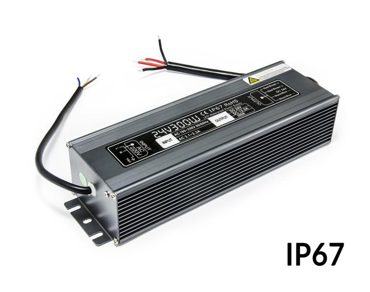 Priemyselný zdroj vodeodolný IP67 24V 12.5A 300W