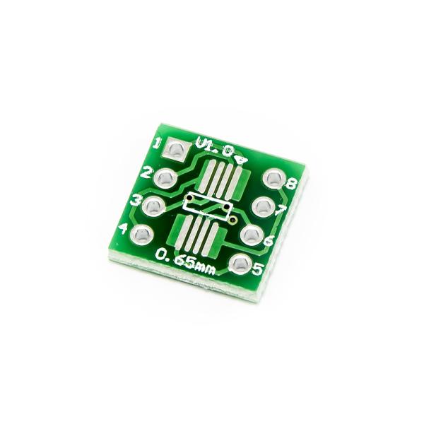 PCB adaptér z SOP8 SO8 SOIC8 TSSOP8 MSOP8 na DIP8 2.54mm