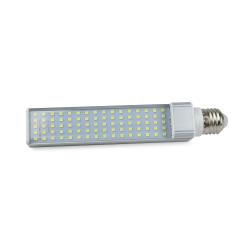 LED žiarovka E27, 80xLED, hliníkový chladič, 6000K, 1200lm, 9W