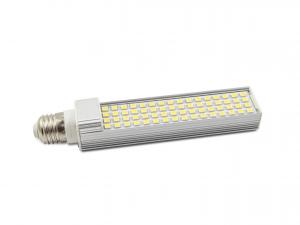 LED žiarovka E27, 64xLED, hliníkový chladič, 6000K, 1200lm, 12W