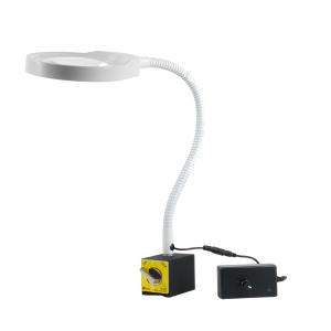 LED lampa s lupou PDOK PD-032B biela 8D 3x zväčšenie s magnetickou základňou