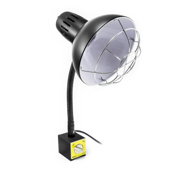 Strojová ohybná lampa s magnetom a ochrannou mrežou PDOK PD-043