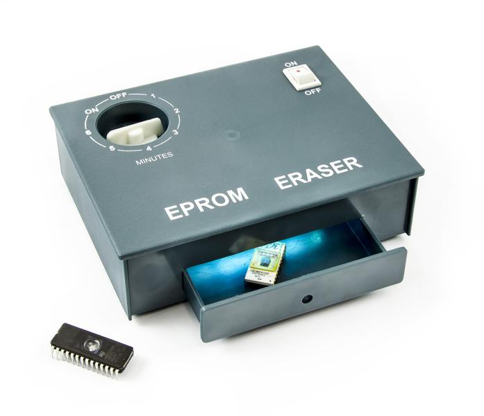 Vymazávač pamäte EPROM s UV osvetlením a časovačom