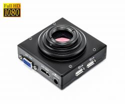 CS kamera Full HD 1080p pre mikroskopy s vlastným operačným systémom SMART OS, VGA, HDMI