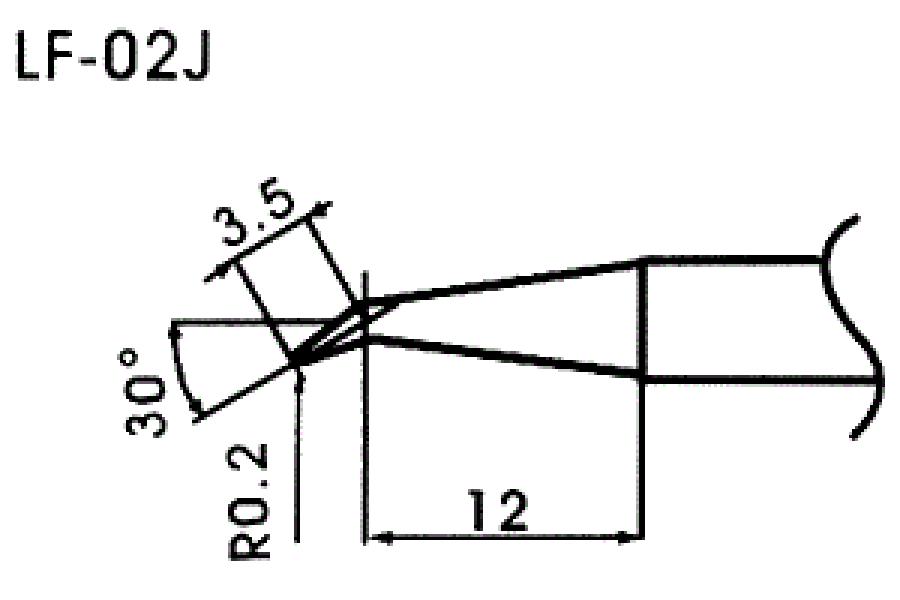 Hrot pre bezolovnaté spájky LF-02J