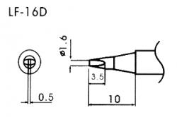 Hrot pre bezolovnaté spájky LF-16D