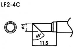 Hrot pre bezolovnaté spájky LF-4C