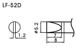 Hrot pre bezolovnaté spájky  LF-52D