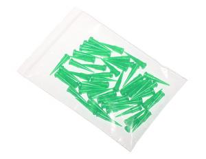 Kónické plastové dávkovacie ihly zelená 18G 50ks