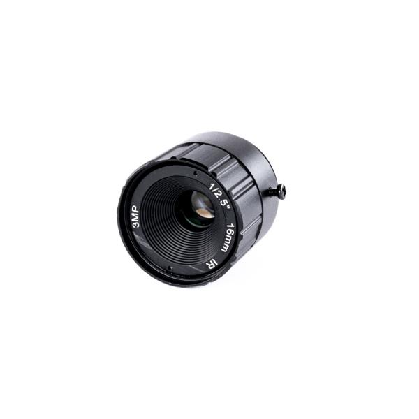 Objektív pre fotoaparát s bajonetom CS-Mount 16 mm ohnisková vzdialenosť, svetelnosť F1,2