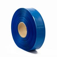 Modrá zmrštiteľná PVC fólie 2: 1 šírka 57,5mm, priemer 35mm