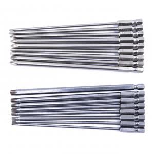 Set 17ks bitov krížových PH a torx bitov - 150mm 1/4 "HEX