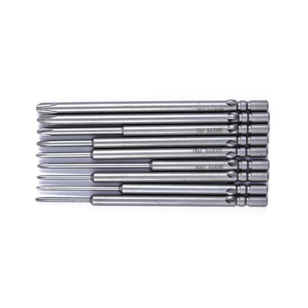 Sada 9 bitov HIOS H4(∅4) krížové bity PH2, PH1, PH0, PH00, - 80mm