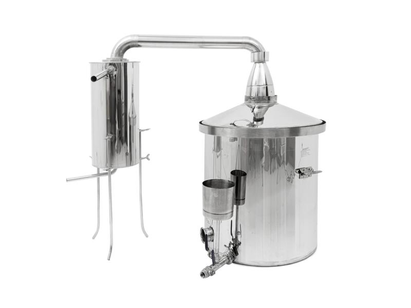 Destilačná kolóna na destiláciu vody, kvasu a éterických olejov 150 l