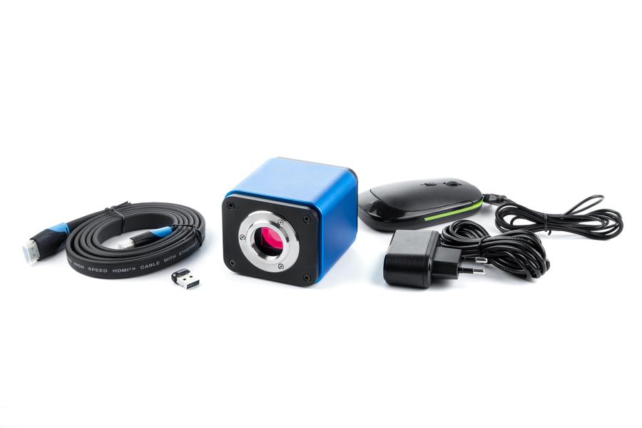 Inteligentná mikroskopická kamera 2Mpix s automatickým zaostrovaním, HDMI, USB, Wifi, SD karta s meracím softvérom