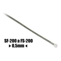 Rezací odporový drôt pre zváračky FS-200 a SF-200 šírka 0,5 mm dĺžka 243 mm