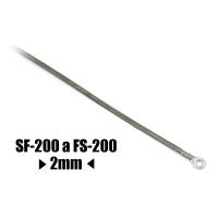 Náhradný odporový tavný drôt pre zváračku FS-200 a SF-200 šírka 2 mm dĺžka 243 mm