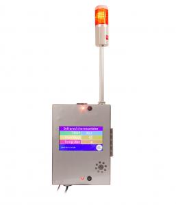 Automatický systém plošného merania teploty ľudského tela s alarmom