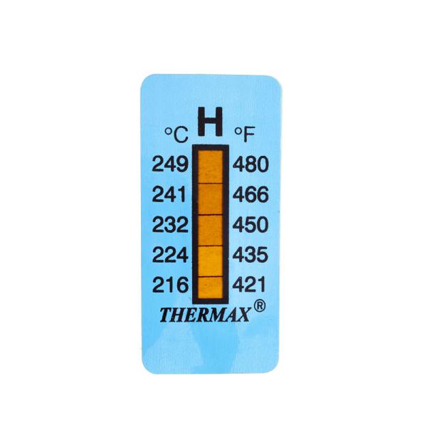 Samolepiaci teplomer/indikátorový pásik nevratný 216-249 °C