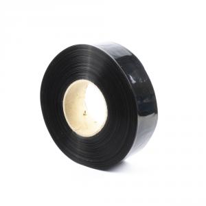Čierna zmršťovacia PVC fólia 2: 1 šírka 30mm, priemer 18mm