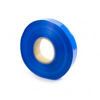 Modrá zmršťovacia PVC fólie šírky 30mm, priemer 18mm