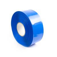 Modrá zmršťovacia PVC fólia 2: 1 šírka 70mm, priemer 43mm