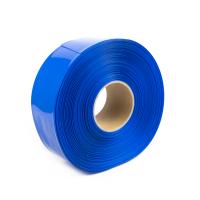 Modrá zmršťovacia PVC fólia 2: 1 šírka 80mm, priemer 49mm