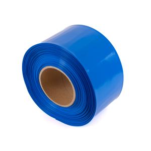 Modrá zmršťovacia PVC fólia 2: 1 šírka 95mm, priemer 60mm