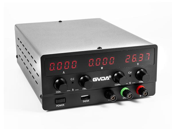 GVDA SPS-H3010 regulovaný spínaný zdroj 30V/10A s výstupom USB 5V 2A