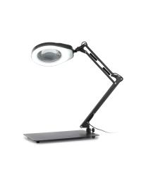 PD178S pracovná lampa s 8D zväčšením a lupou - čierna