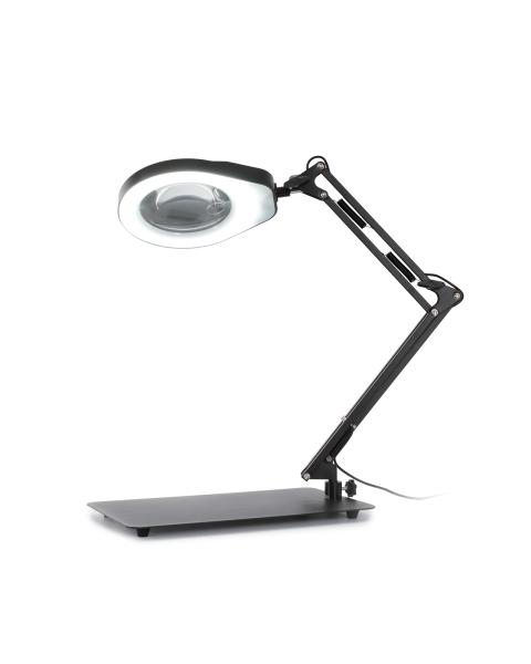PD178S pracovná lampa s 8D zväčšením a lupou - čierna