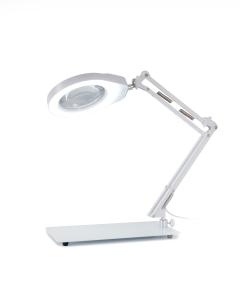 Stolná lampa s lupou PD178S zväčšenie 8D - biela