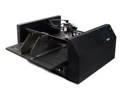 Automatická atramentová tlačiareň s podávačom na potlač obalov, vreciek a doypackov