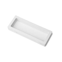 3D rámik na mince a šperky biely 7x18x2 cm