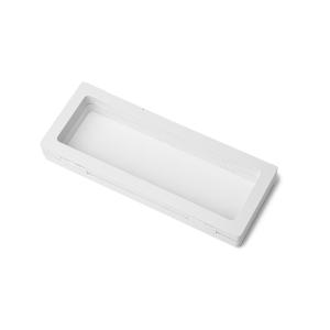 3D rámik na mince a šperky biely 7x18x2 cm