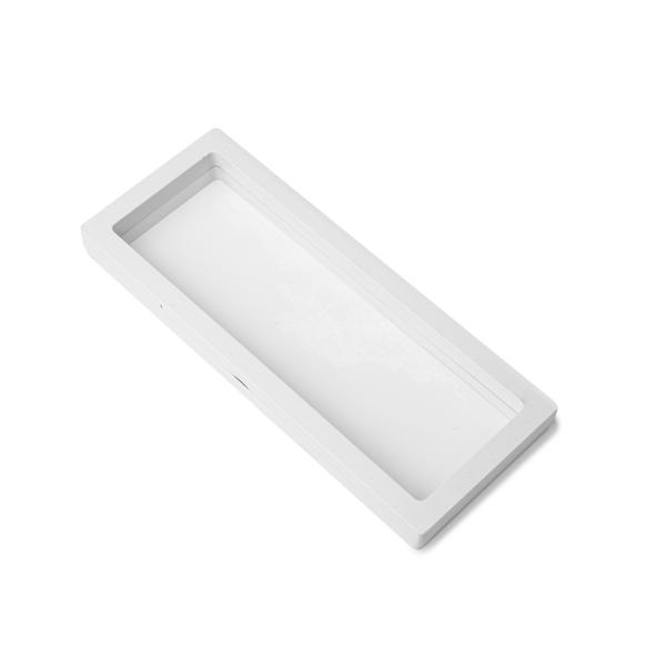 Prezentačná membrána 3D rám biely 9x23x2 cm