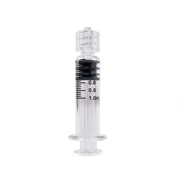 Sklenená injekčná striekačka Luer-Lock 1 ml