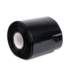 Čierna zmršťovacia PVC fólia 2:1, šírka 210 mm, priemer 133 mm