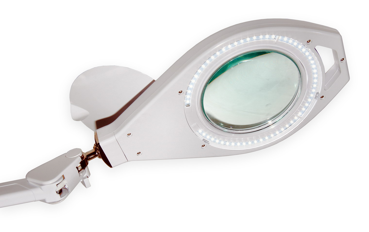 Stolná lampa s LED osvetlením typu LUX so zväčšením 8D